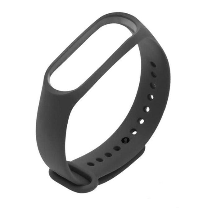 UNI Tmavě šedý řemínek pro Xiaomi Mi Band 3 a Xiaomi Mi Band 4 šedá