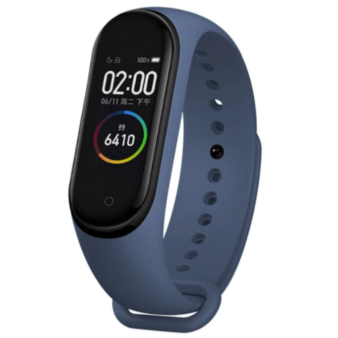 UNI Řemínek pro Xiaomi Mi Band 3 a Xiaomi Mi Band 4 Vesmírná modrá tmavě modrá