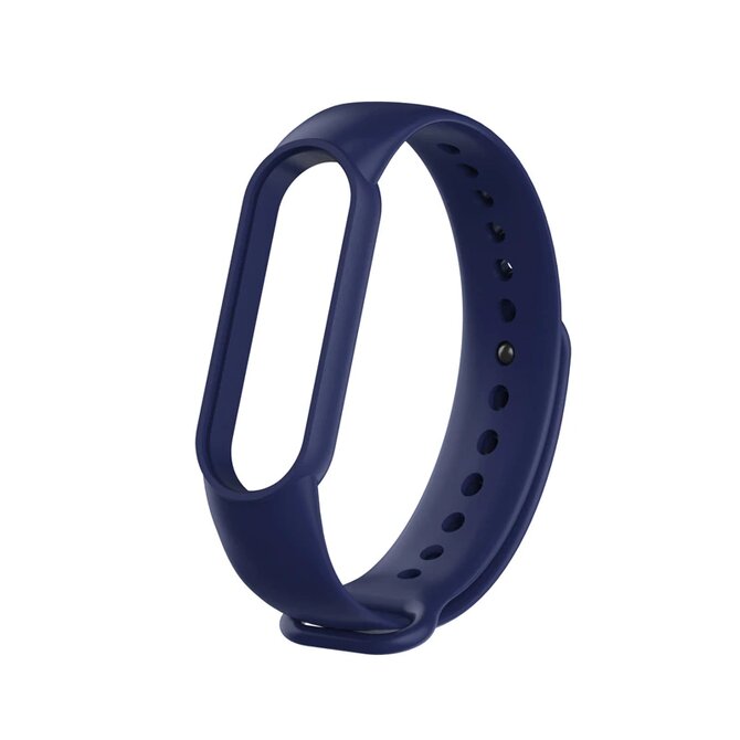 UNI Tmavě modrý řemínek pro Xiaomi Mi Band 5/6 modrá